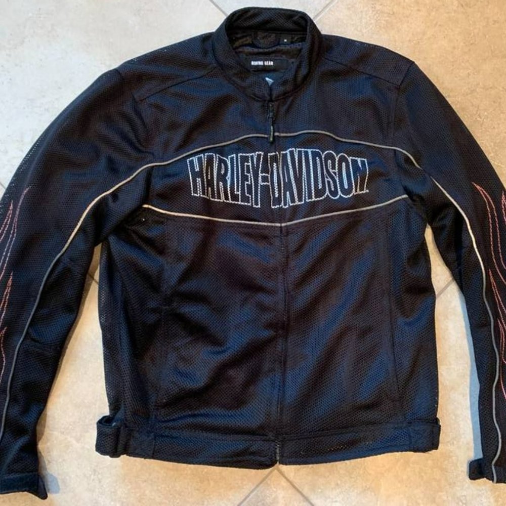 Men’s Harley Davidson mesh riding jacket
